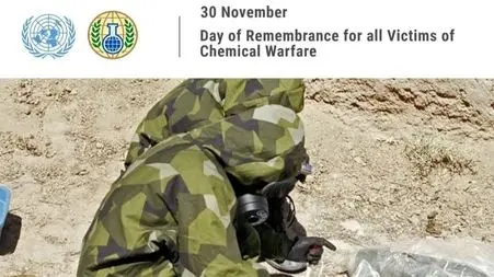 30 نوامبر؛ روز جهانی حمایت از قربانیان سلاح‌ های شیمیایی