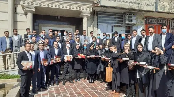 تحلیف۵۳ کارآموز وکالت سال ۹۹ کانون وکلای دادگستری لرستان