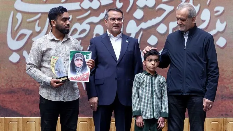 دکتر مسعود پزشکیان صبح امروز چهارشنبه 4 شهریور 1405، در بیست‌ویکمین جشنواره شهید رجایی