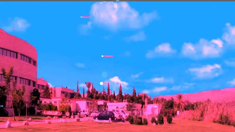 شبیه سازی رایانه ای از موقعیت ماه، زهره، عطارد و زحل