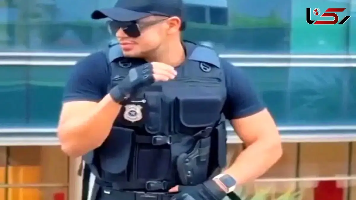 فیلم آواز و رقص شاد /  حرکات موزون جذاب آقاه پلیسه خارجی که حس میکنه خیلی خفنه و ادا میاد