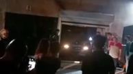 فیلم رانندگی وحشتناک دختر 14 ساله تبریزی / با سرعت به دیوار پارکینگ زد