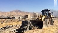 رفع تصرف اراضی ملی مازاد بر واگذاری منطقه تخت در شهرستان بندرعباس