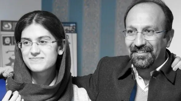 لبخند های اصغر فرهادی و دخترش در یک قاب+عکس