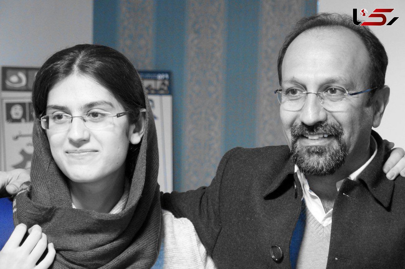 لبخند های اصغر فرهادی و دخترش در یک قاب+عکس
