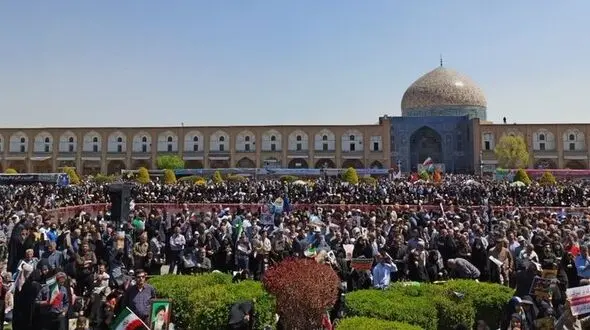 گزارش خبرنگار رکنا از راهپیمایی روز قدس در اصفهان + عکس و فیلم