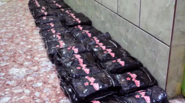 ناکامی قاچاقچیان در انتقال 88 کیلوگرم  حشیش در لارستان