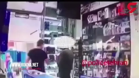 فیلم لحظه اولین دزدی در سال 97 تهران