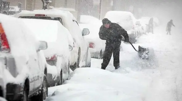 بارش مرگبار برف و باران در آمریکا +عکس