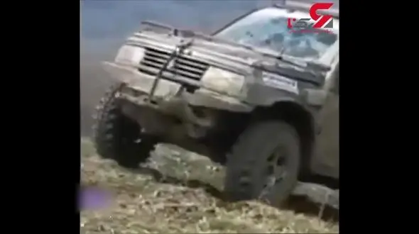 عاقبت مرگبار قدرت نمایی با ماشین کوهستان +فیلم