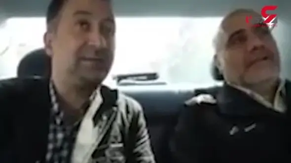 توقیف خودروی پسر سردار رحیمی رییس پلیس تهران + فیلم