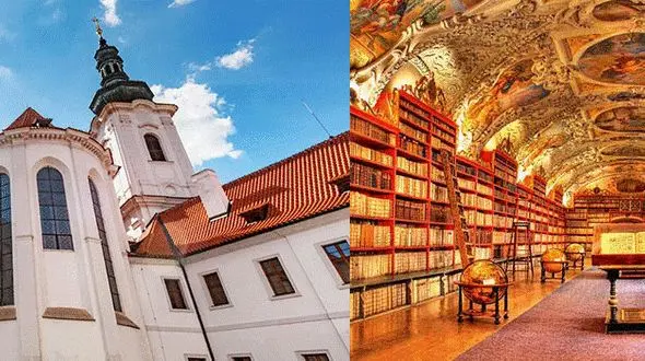 شهرت این کلیسا به خاطر کتابخانه شگفت انگیزش است + عکس های خیره کننده