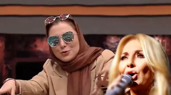 رویا میرعلمی در جوکر ادای گوگوش درمیاره! / ببینید به زور جلوی خندشون گرفتن!