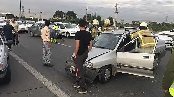 عکس های تصادف رانندگی در آزادراه تهران قم