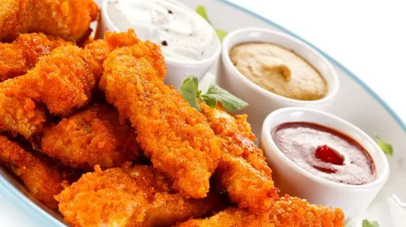 ناگت مرغ پنیری در خانه تهیه کنید 