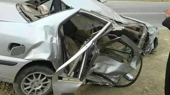 ۵ کشته درتصادف هولناک رخ به رخ / در جاده زرند خون به پا شد