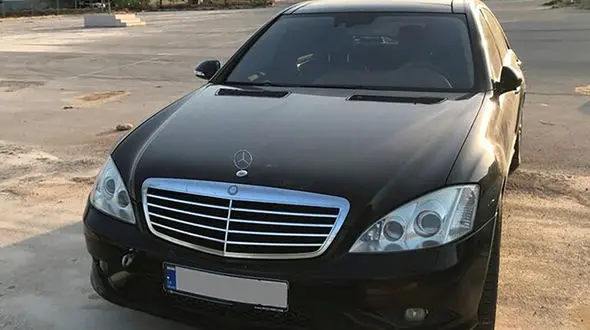 توقیف بنز 4 میلیارد تومانی با نمره موقت در کرج