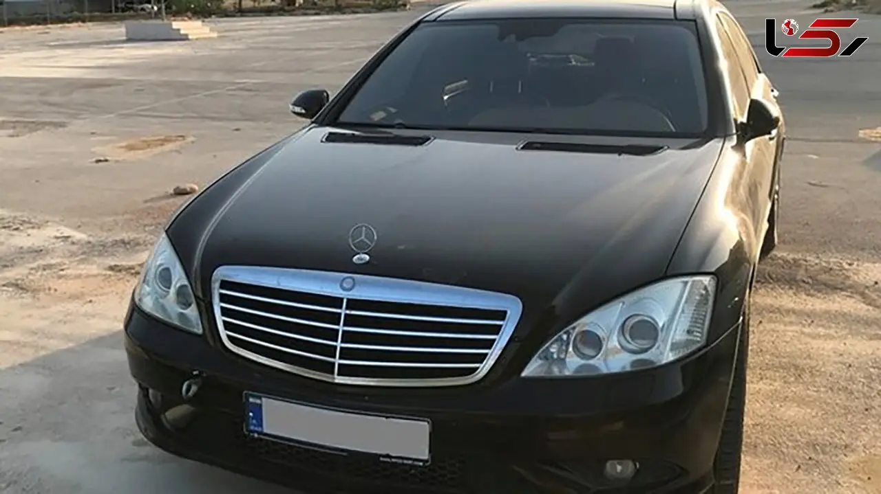 توقیف بنز 4 میلیارد تومانی با نمره موقت در کرج