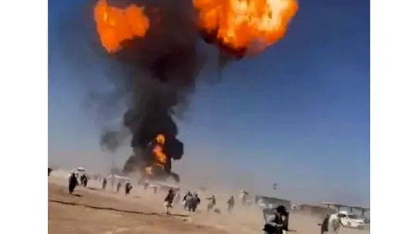 آتش سوزی گسترده در گمرک مرزی ایران + فیلم 