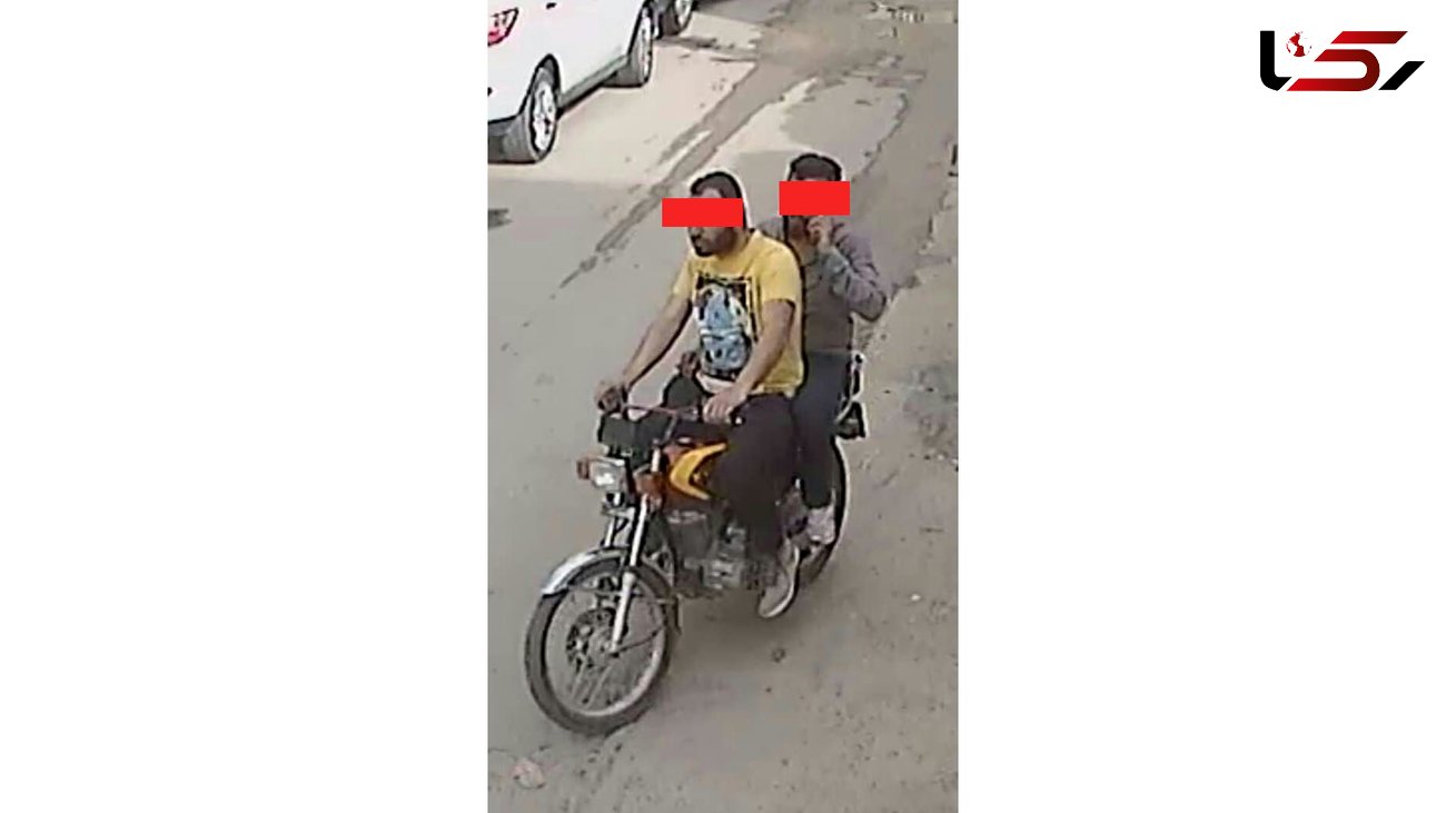 حمله دو موتورسوار به زن و شوهر جوان در آبادان + عکس