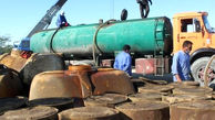 باند قاچاق سوخت در جنوب کرمان متلاشی شد / کشف ۷۰ هزار لیتر گازوئیل در فاریاب