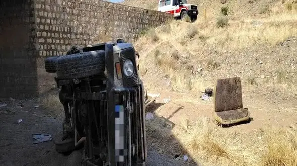 واژگونی خونین خودروی 9 کارگر کشاورزی در اشنویه + جزییات