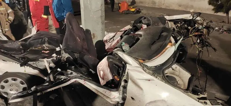 تصادف مرگبار خیابان دماوند