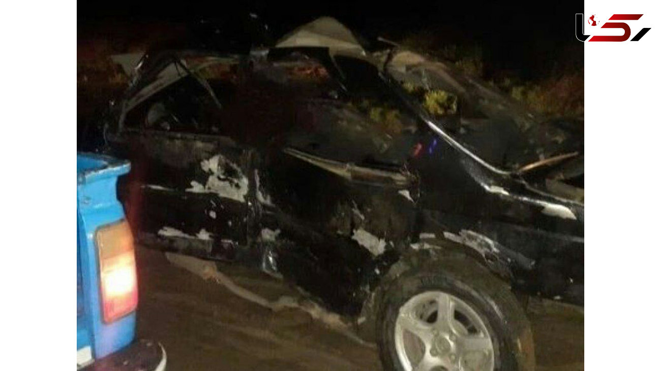 تصادف زنجیره ای هولناک در جاده مریوان / 11 زن و مرد راهی بیمارستان شدند + عکس