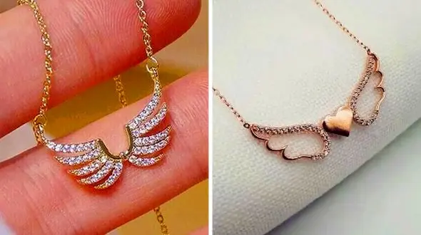 گردنبند بال فرشته؛ کلکسیونی از جذابیت و زیبایی برای هر سلیقه