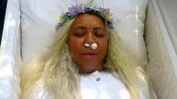 Woman rehearses for her own FUNERAL by lying in a coffin for hours and watching her loved ones 'mourning' her death in bizarre Dominican Republic ceremony