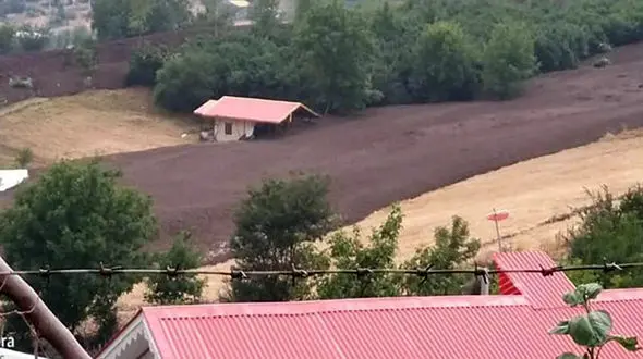 سیل زن تالشی را با خود برد