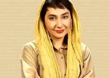 استایل جذاب هانیه توسلی در پشت صحنه سریال جدیدش