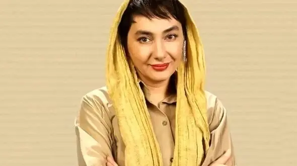 استایل جذاب هانیه توسلی در پشت صحنه سریال جدیدش