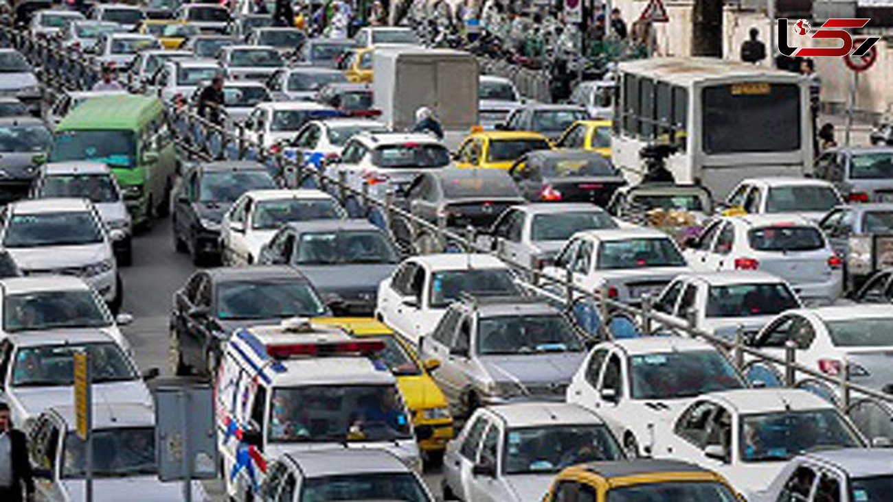 ترافیک صبحگاهی معابر تهران در صبح دوشنبه