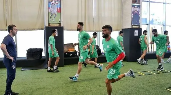 تمرینات بدنی و ذهنی قلعه نویی برای ملی پوشان+تصاویر