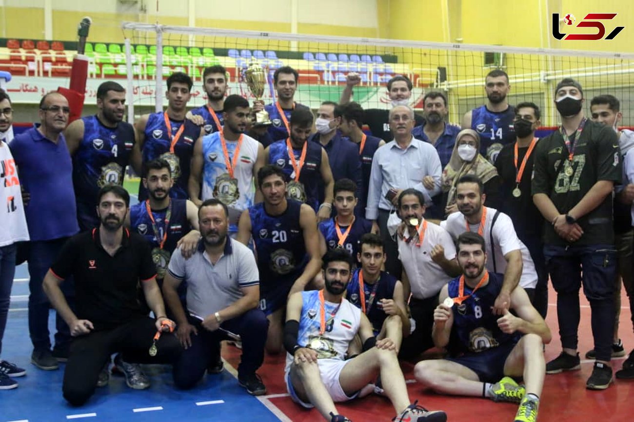 دبل قهرمانی تیم والیبال لاهیجان در مسابقات لیگ برتر والیبال گیلان