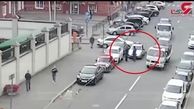 راننده متخلفی که خودرو پلیس را دزدید +فیلم 
