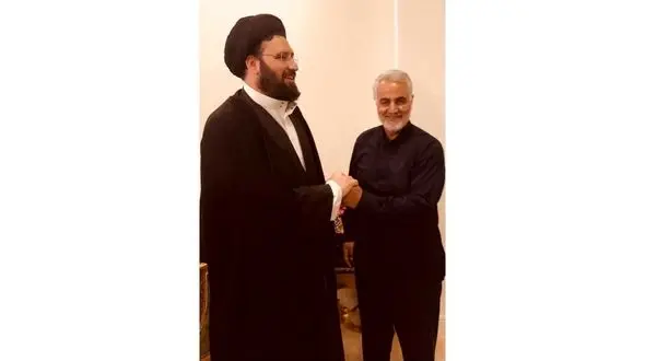 عکس سید علی خمینی با سردار شهید قاسم سلیمانی