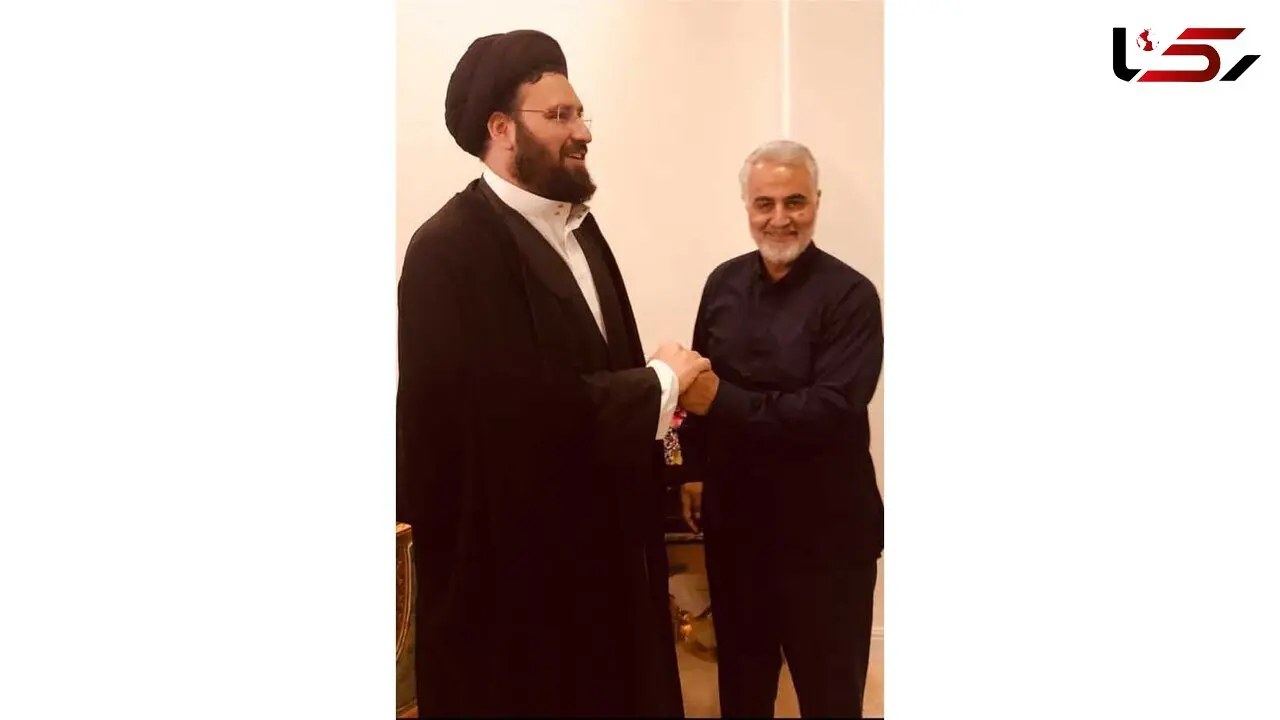 عکس سید علی خمینی با سردار شهید قاسم سلیمانی