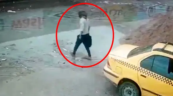 بازداشت دزد 20 ثانیه ای آبادان + فیلم لحظه سرقت 