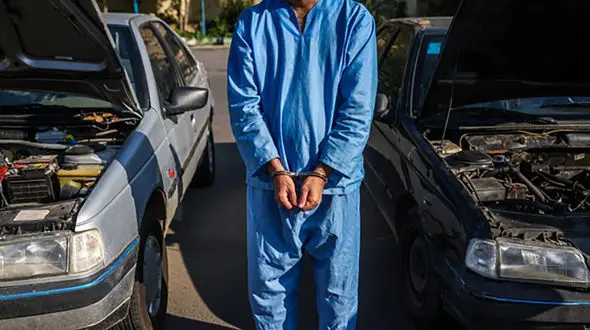 بازداشت اعضای باند سارقان حرفه‌ای خودرو در اهواز