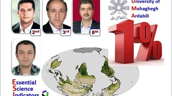 اساتید اردبیلی در جهان درخشیدند / 3 عضو دانشگاه محقق اردبیلی در بین پژوهشگران برتر دنیا