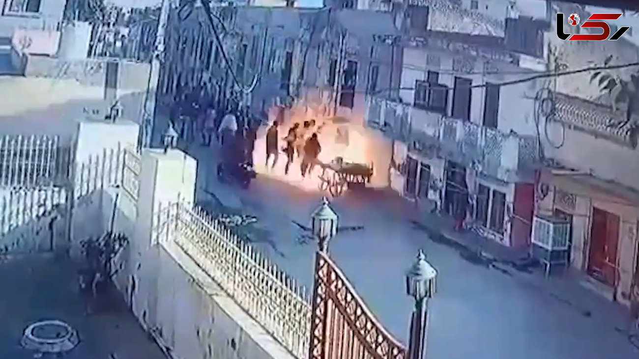لحظه انفجار گاز در ساختمان مسکونی +فیلم / هند