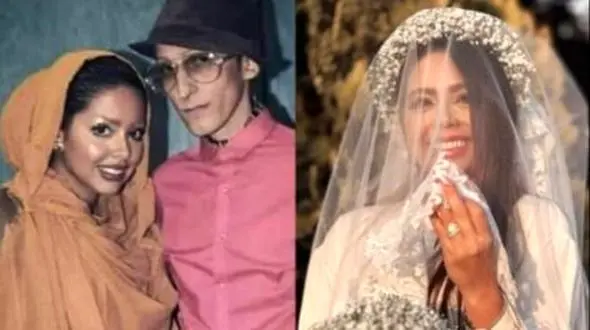 فیلم / عروسی نامزد باوفای مرتضی پاشایی بعد 10 سال / مریم قاسمی لباس عزای سیاهش را با لباس عروس عوض کرد / از داماد خوش هیکل تا حلقه منحصربفرد 