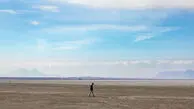 دریاچه ارومیه یک گام عقب‌ تر از پارسال/ افت ۷۰ کیلومتر مربعی وسعت دریاچه ارومیه در یک سال