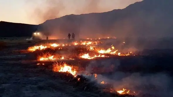 آتش سوزی عمدی در 3 منطقه اندیکا / کینه ای قدیمی که به جان مراتع افتاد