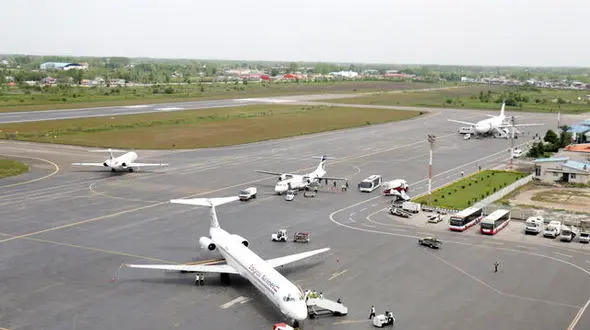 لغو پروازهای فرودگاه‌های رامسر و نوشهر از 9 تا 22 فرودین