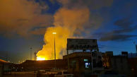 انفجار خط لوله گاز صادراتی ایران به ترکیه در نزدیکی مرز بازرگان + فیلم و عکس