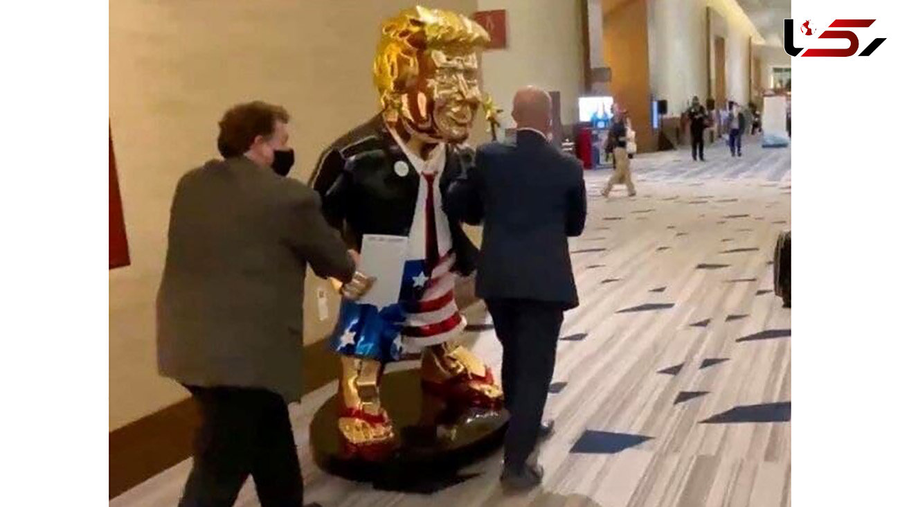 ترامپ : ایجاد یک حزب جدید دروغ است / مقایسه مجسمه ترامپ با گوساله طلای سامری