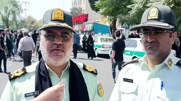 استقرار مأموران پلیس آگاهی در مسیرهای راهپیمایی جاماندگان 